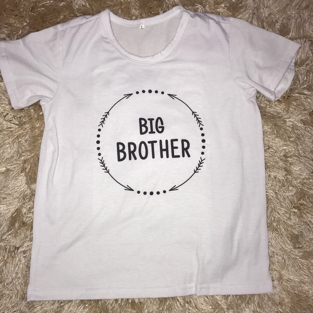 Big brother shirt and little brother onsie - Picture 3 of 4